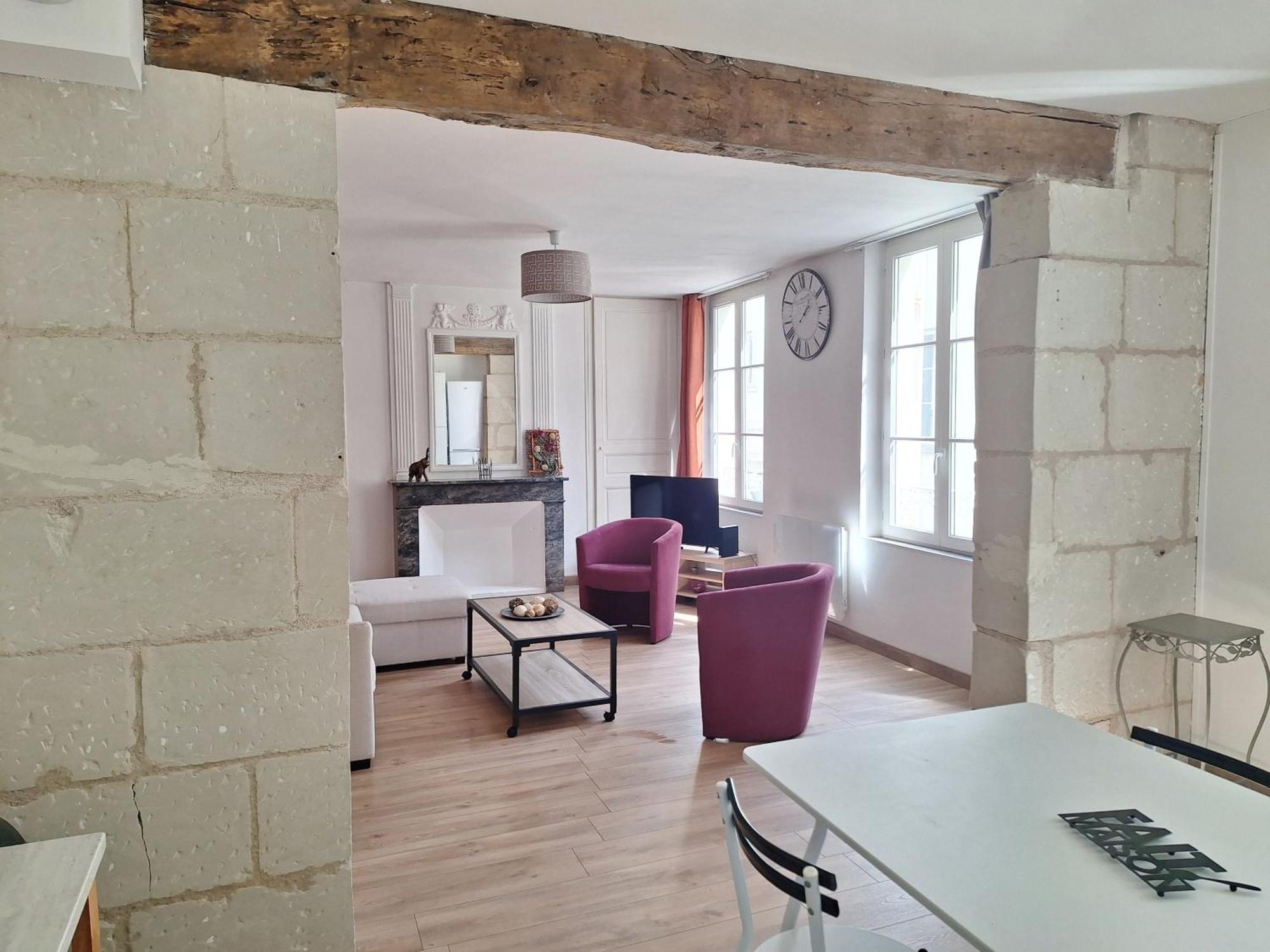 Bel Appartement 50M2 En Plein Centre De سوموور المظهر الخارجي الصورة